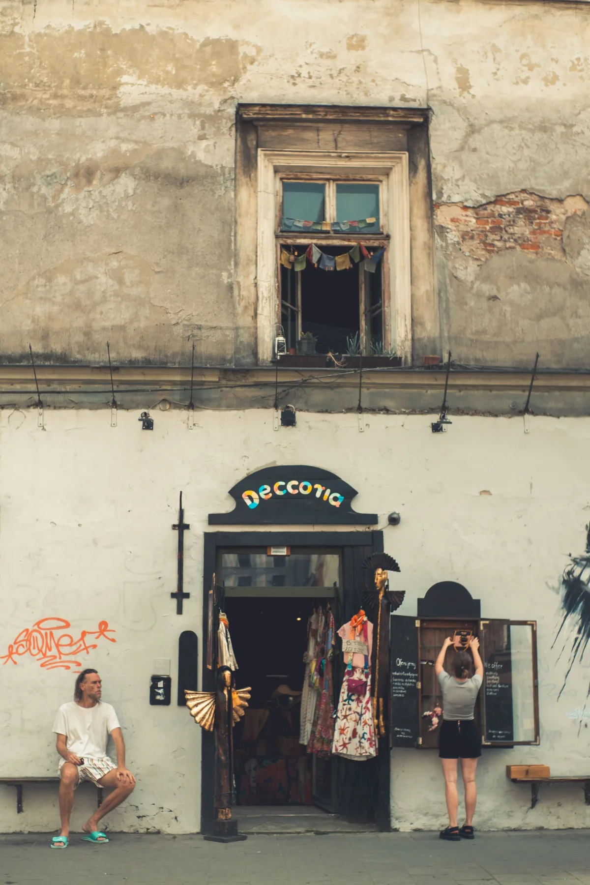 A street in Kraków's historic centre