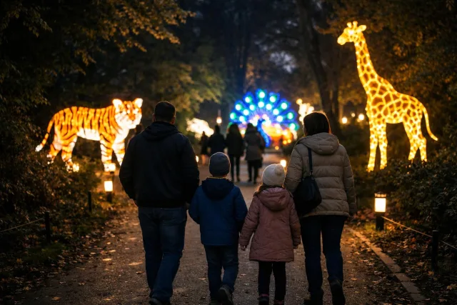 Park Miliona Świateł w Ogrodzie Doświadczeń w Krakowie