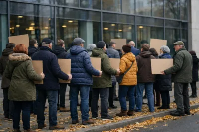 Protest w Bronowicach: strzelnica UKEN i wycinka drzew przy forcie